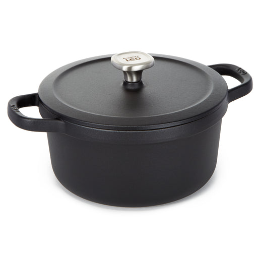 Image 1 of Shopberghoff Graphite Enamel Cast Iron Covered Stockpot 10.25", 6qt.