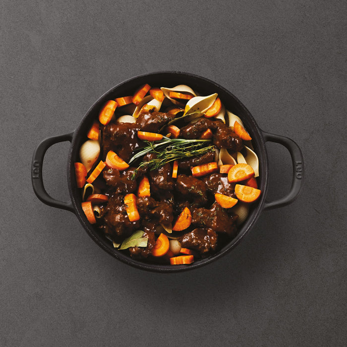 Image 4 of Shopberghoff Graphite Enamel Cast Iron Covered Stockpot 10.25", 6qt.
