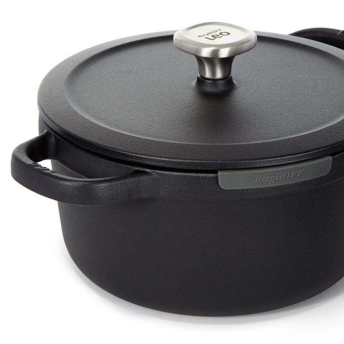 Image 8 of Shopberghoff Graphite Enamel Cast Iron Covered Stockpot 10.25", 6qt.