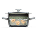Image 3 of Shopberghoff Balance Non-stick Silicone Collapsible Steamer Basket & Strainer 10", Recycled Material, Sage