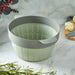Image 5 of Shopberghoff Balance Non-stick Silicone Collapsible Steamer Basket & Strainer 10", Recycled Material, Sage