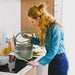 Image 11 of Shopberghoff Balance Non-stick Silicone Collapsible Steamer Basket & Strainer 10", Recycled Material, Sage