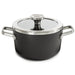 Image 5 of Shopberghoff Graphite Non-stick Ceramic Stockpot 8", 3.3qt. With Glass Lid, Sustainable Recycled Material
