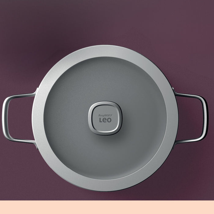 Image 7 of Shopberghoff Graphite Non-stick Ceramic Stockpot 8", 3.3qt. With Glass Lid, Sustainable Recycled Material