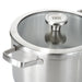 Image 6 of Shopberghoff Graphite Recycled 18/10 Stainless Steel Stockpot 10", 6.3qt. With Glass Lid