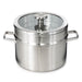 Image 7 of Shopberghoff Graphite Recycled 18/10 Stainless Steel Stockpot 10", 6.3qt. With Glass Lid