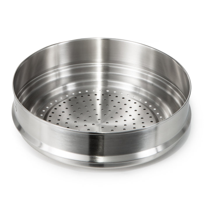 Image 1 of Shopberghoff Graphite Recycled 18/10 Stainless Steel Steamer Insert 10"
