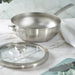 Image 2 of Shopberghoff Graphite Recycled 18/10 Stainless Steel Wok Pan 11", 5.2qt. With Glass Lid