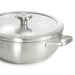 Image 9 of Shopberghoff Graphite Recycled 18/10 Stainless Steel Wok Pan 11", 5.2qt. With Glass Lid