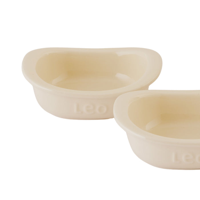 Image 7 of Shopberghoff Balance Stone 4Pc Ramekin Crème Brûlée set 4.25", 7oz., Moonbeam