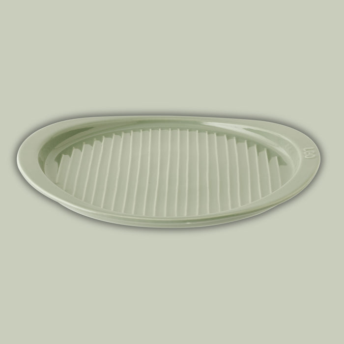 Image 6 of Shopberghoff Balance Stone Ribbed Pizza Tray 15.75", Sage
