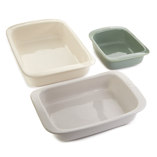 Image 1 of Shopberghoff Balance Stone 3Pc Rectangular Baking Dish Set, Multicolor