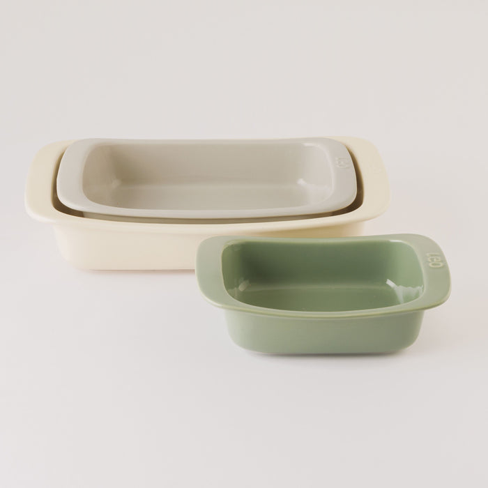 Image 6 of Shopberghoff Balance Stone 3Pc Rectangular Baking Dish Set, Multicolor