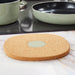 Image 3 of Balance Magnetic Cork Trivet 7", Recycled Material