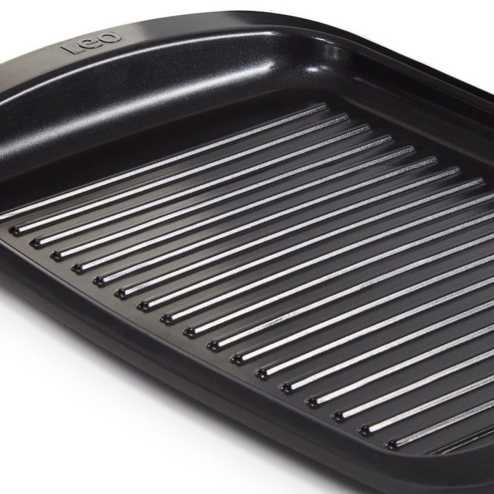 Image 4 of Shopberghoff Graphite Non-stick Recycled Cast Aluminum Teppanyaki Grill Plate 12.75"
