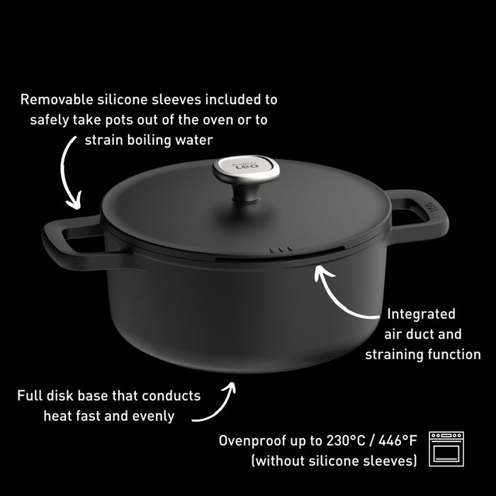 Image 9 of Phantom Nonstick Ceramic 8" Stockpot 2.7qt., Recycled