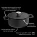 Image 9 of Phantom Nonstick Ceramic 8" Stockpot 2.7qt., Recycled