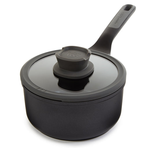 Image 1 of Shopberghoff Leo Stone+ Nonstick Ceramic 7" Sauce Pan with Lid Recycled, 2.1qt