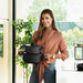 Image 5 of Shopberghoff Leo Stone+ Nonstick Ceramic 10" Stock Pot with Lid Recycled, 4.6qt