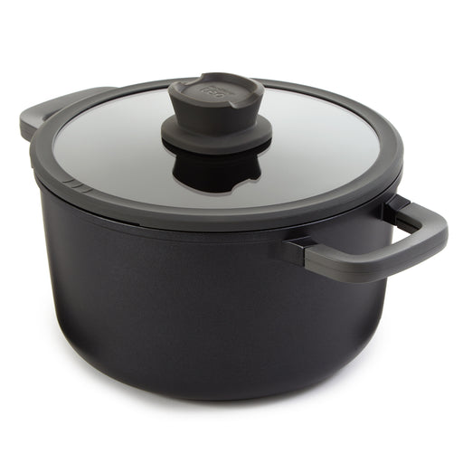Image 1 of Shopberghoff Leo Stone+ Nonstick Ceramic 10" Stock Pot with Lid Recycled, 5.9qt