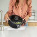 Image 6 of Shopberghoff Leo Stone+ Nonstick Ceramic 10" Stock Pot with Lid Recycled, 5.9qt