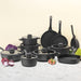 Image 8 of Shopberghoff Leo Stone+ Nonstick Ceramic 10" Stock Pot with Lid Recycled, 5.9qt