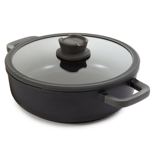 Image 1 of Shopberghoff Leo Stone+ Nonstick Ceramic 11" Sauté Pan with Lid 2-handle Recycled, 5qt