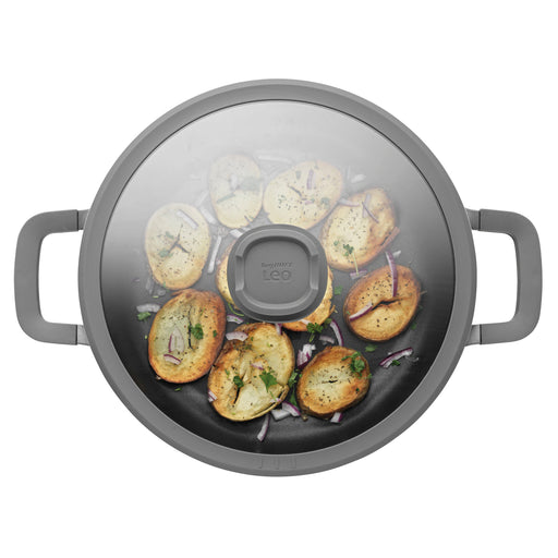Image 2 of Shopberghoff Leo Stone+ Nonstick Ceramic 11" Sauté Pan with Lid 2-handle Recycled, 5qt