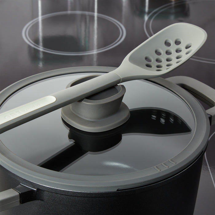 Image 3 of Shopberghoff Leo Stone+ Nonstick Ceramic 11" Sauté Pan with Lid 2-handle Recycled, 5qt