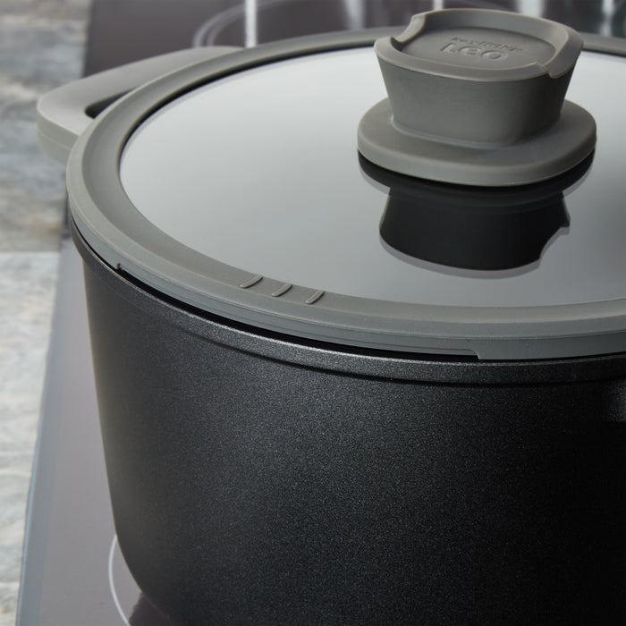 Image 12 of Shopberghoff Leo Stone+ Nonstick Ceramic 11" Sauté Pan with Lid 2-handle Recycled, 5qt
