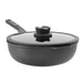 Image 1 of Shopberghoff Leo Stone+ Nonstick Ceramic 11" Wok Pan with Lid, 4.6qt
