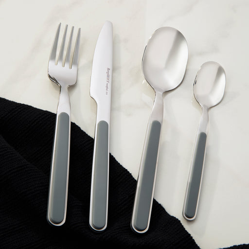 Image 1 of Shopberghoff Leo Balance Stainless Steel 24Pc Flatware Set, Dark Grey