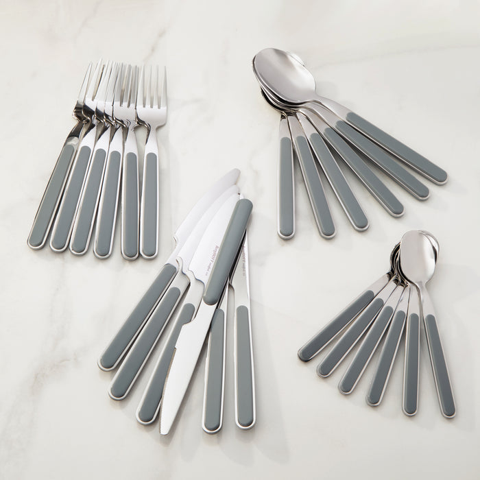 Image 4 of Shopberghoff Leo Balance Stainless Steel 24Pc Flatware Set, Dark Grey