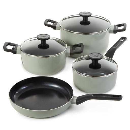 Image 1 of Shopberghoff Leo Glints 7Pc Ceramic Nonstick Cookware Set, Sage