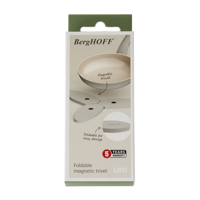 Image 9 of Shopberghoff Leo Balance Silicone Foldable and Magnetic Trivet 9.5", Moonmist