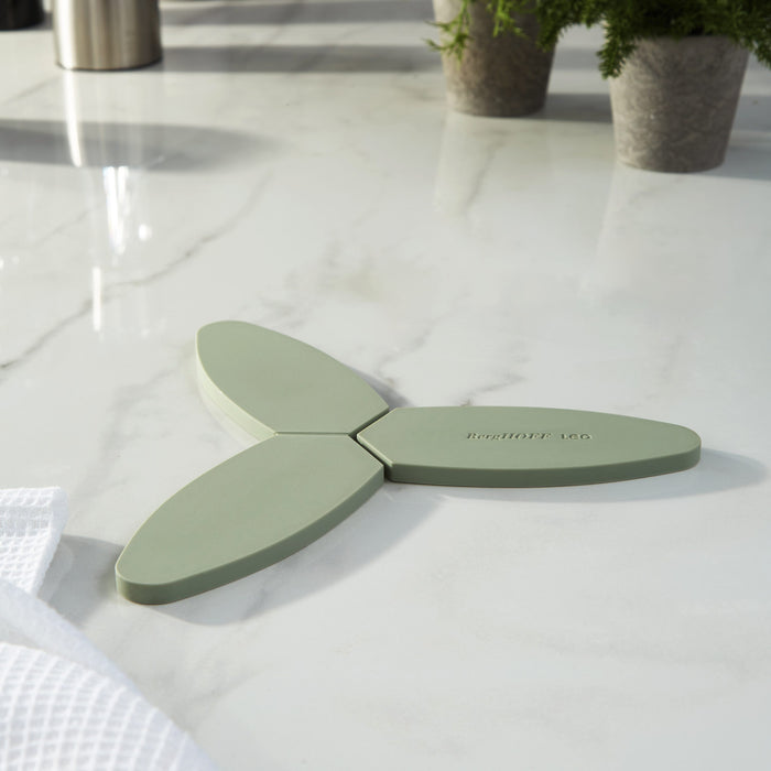 Image 5 of Shopberghoff Leo Balance Silicone Foldable and Magnetic Trivet 9.5", Sage