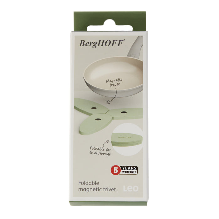Image 8 of Shopberghoff Leo Balance Silicone Foldable and Magnetic Trivet 9.5", Sage