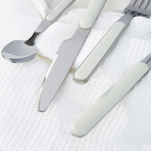 Image 2 of Shopberghoff Leo Balance Stainless Steel 24Pc Flatware Set, Moonbeam