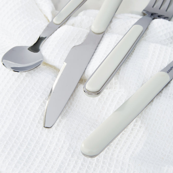 Image 2 of Shopberghoff Leo Balance Stainless Steel 24Pc Flatware Set, Moonbeam
