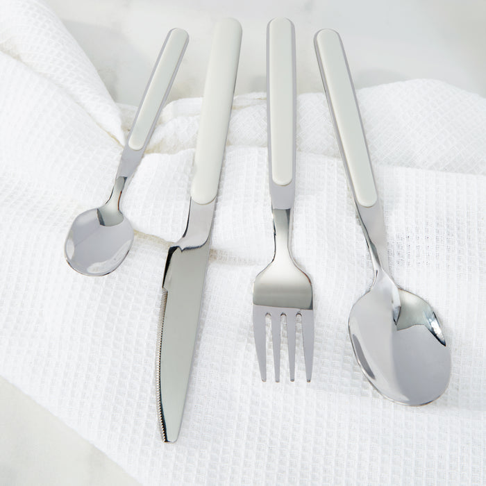 Image 4 of Shopberghoff Leo Balance Stainless Steel 24Pc Flatware Set, Moonbeam