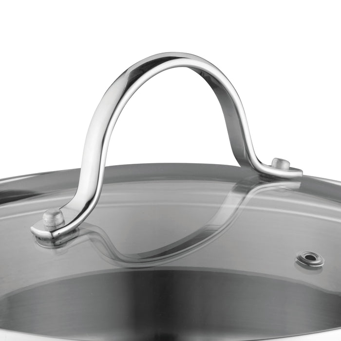 Image 2 of Comfort 7" Covered Dutch Oven 18/10 Stainless Steel, 2.3 Qt