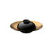 Image 1 of GEM 2Pc Deep Presentation Plate And Bowl, Black  & Gold