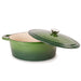 Image 4 of Shopberghoff Neo 8qt Cast Iron Oval Covered Dutch Oven, Green