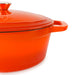 Image 3 of Shopberghoff Neo 8qt Cast Iron Oval Covered Dutch Oven, Orange