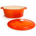 Image 5 of Shopberghoff Neo 8qt Cast Iron Oval Covered Dutch Oven, Orange