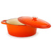 Image 4 of Shopberghoff Neo 5qt Cast Iron Oval Covered Dutch Oven, Orange