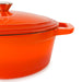 Image 6 of Shopberghoff Neo 5qt Cast Iron Oval Covered Dutch Oven, Orange