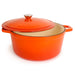 Image 4 of Shopberghoff Neo 7qt Cast Iron Round Covered Dutch Oven, Orange