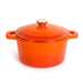 Image 1 of Neo 3Qt Cast Iron Round Covered Dutch Oven, Orange