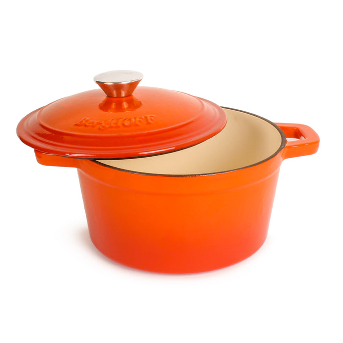 Image 5 of Shopberghoff Neo 3qt Cast Iron Round Covered Dutch Oven, Orange